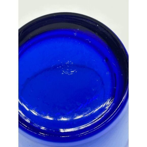 Luminarc Arococ Cobalt Blue Drinking Glasses Weighted Bottom Set of 2 - France - Picture 8 of 8